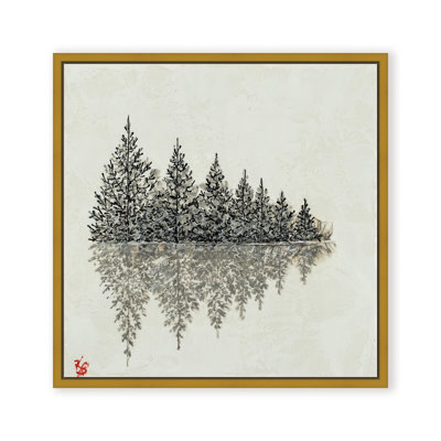 Nature Inspired "Frosted Trees" Canvas Wall Art By 