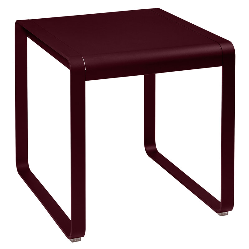 Bellevie Outdoor Side Table, 29" H x 77" L x 36" W, Black Cherry