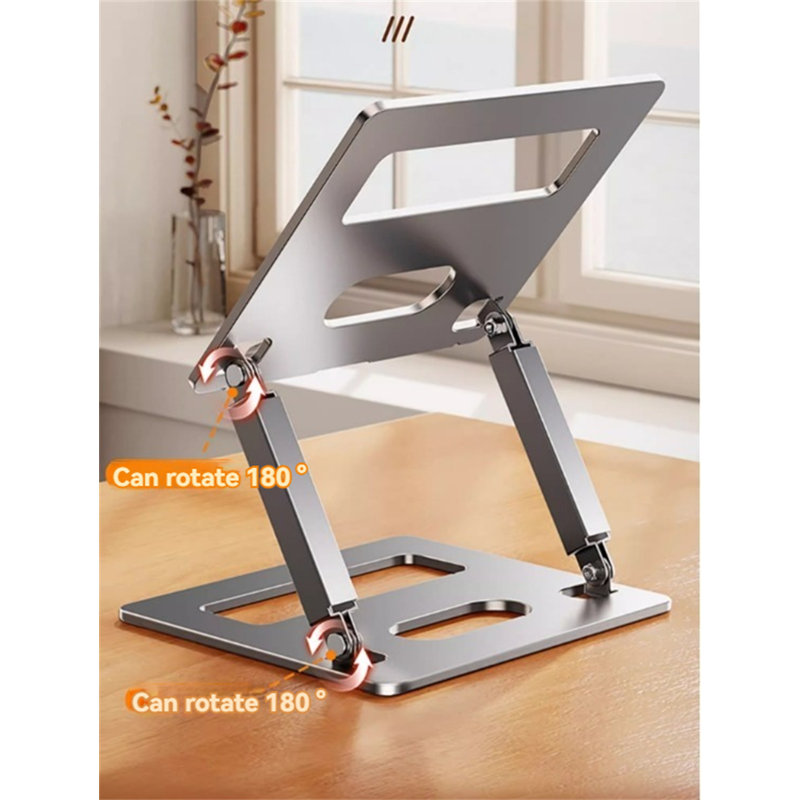 Maykala Metal Memo Pad Holder, Gray