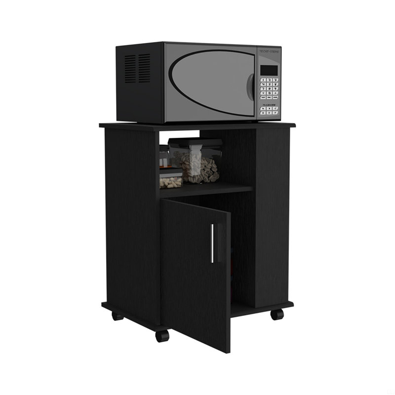 Lower Microwave Cabinet Kit, Black