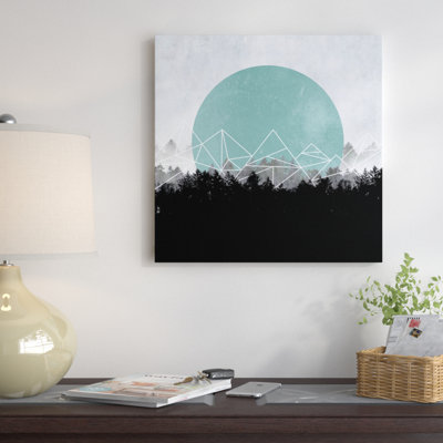 « bois abstraits ii », impression sur toile