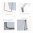 Mirta Rectangle Metal Full Length Mirror-129299005-129299006
