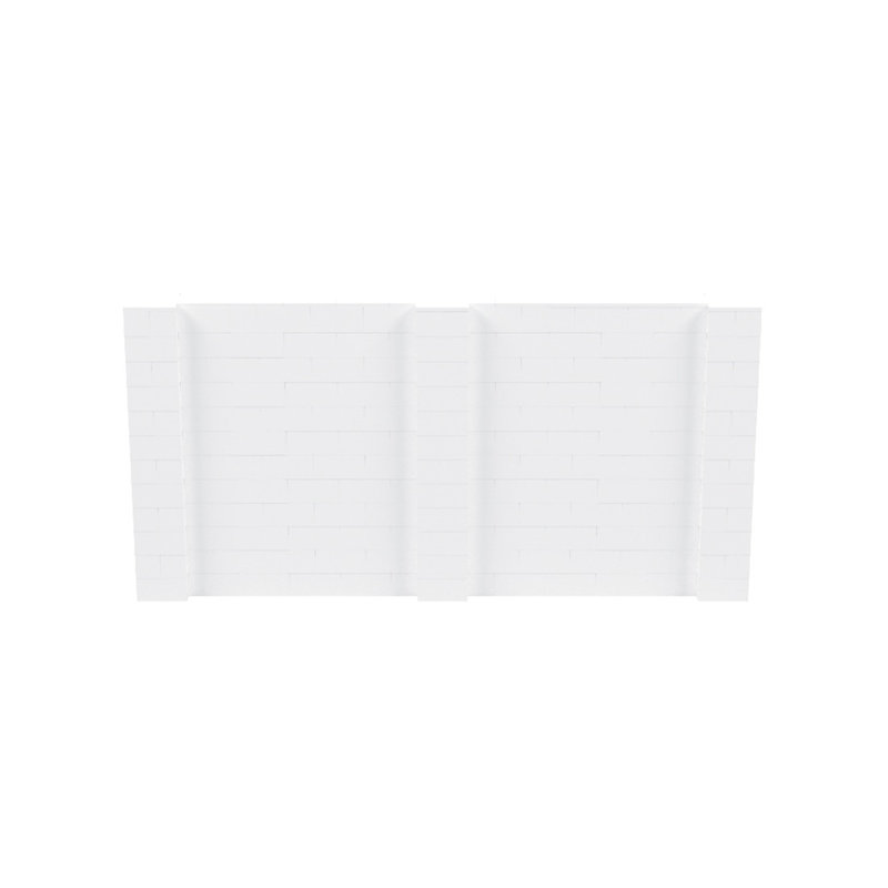 Cloison 1 panneau autoportante, Blanc, H 72 po x l 144 po x P 12 po