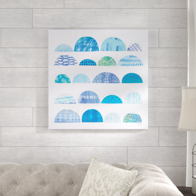 Half Moon Abstract I by Melissa Averinos - Wrapped Canvas Painting