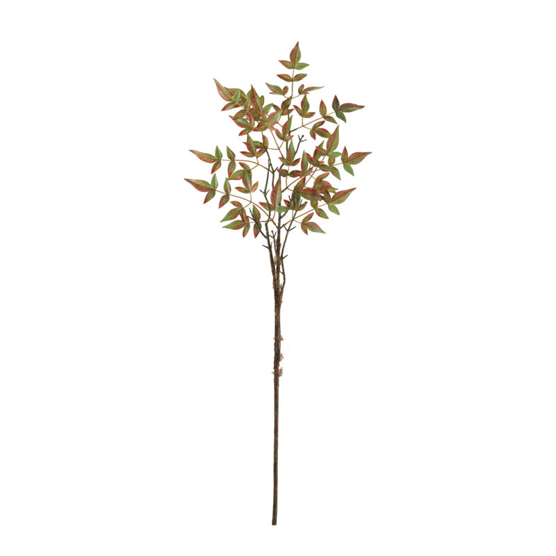 Mini branche (ensemble de 4), H 40,25 po x l 11,55 po, Vert / Rouge / Brun