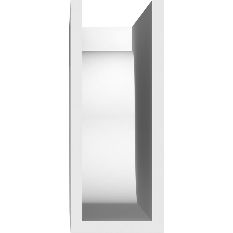 Queue de chevron standard en PVC de qualité architecturale Del Monte, H 10 po x L 4 po x P 30 po
