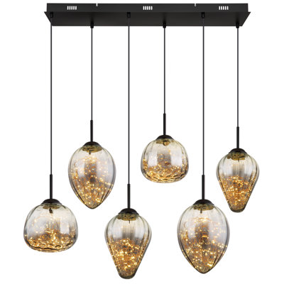 Daphne 1 - Light Matte Black LED Pendant