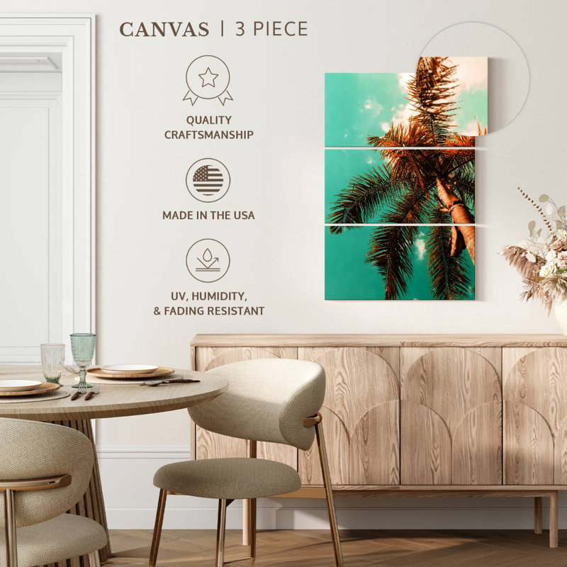 Harnek Simple Palm Tree, 65" H x 42" W