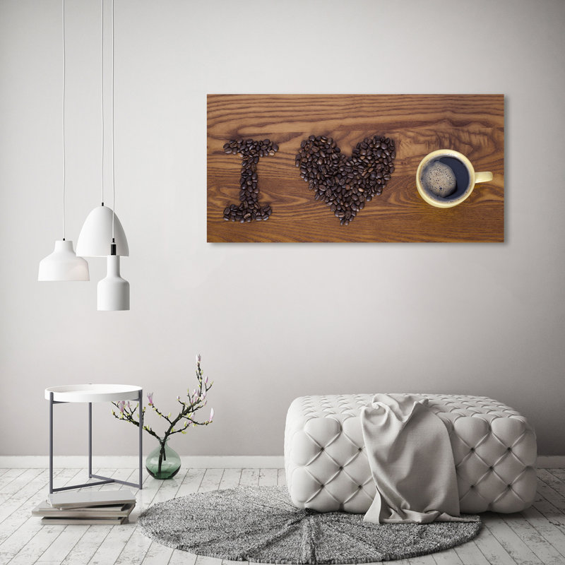 I Love Coffee - Wrapped Canvas Art Prints