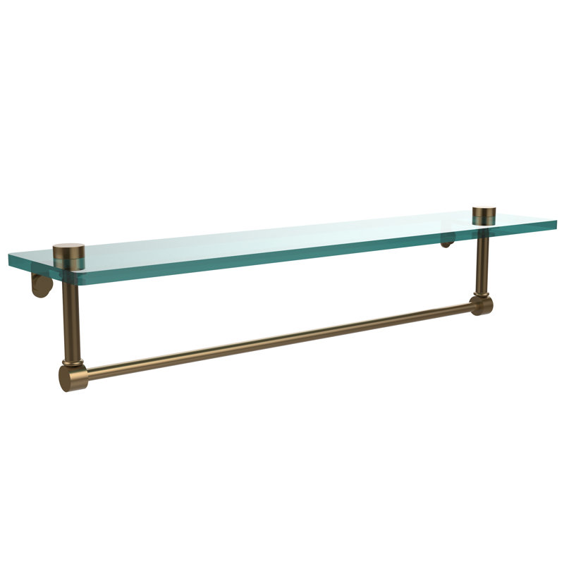Tablette avec porte-serviettes Gober, 22 po, Bronze brossé
