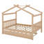 Lit en bois avec couchette-1065221603