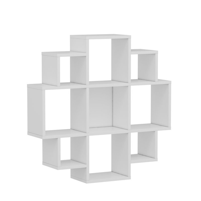 Zaria Cubby Shelf, White