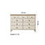 Armoire simple en bois massif beige