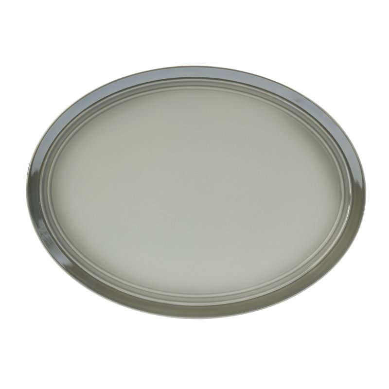 Plateau ovale gris Mikasa Elura, 15 po