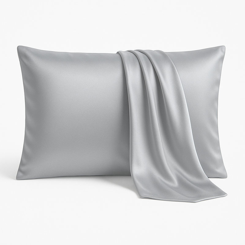 HOUSEWIFE PILLOWCASE SILK, Silver