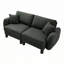 Canapé 2 places en tissu Boucle incluant 2 coussins-689569439-689569433-689569432