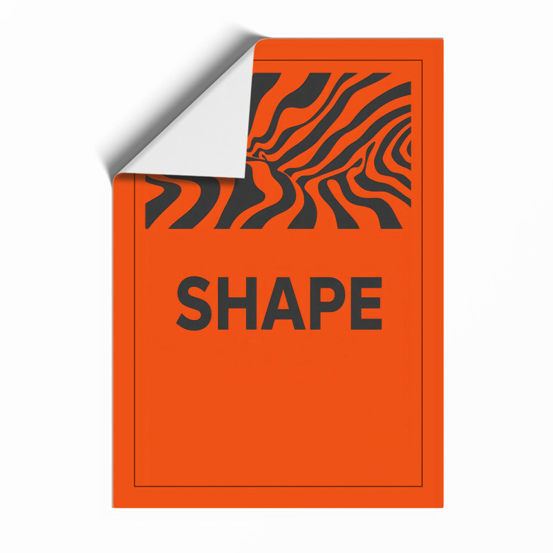 Shape Modern Pattern Geometric - Print, Unframed, A4 - 29.7 x 21.0 cm