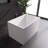 Tidal 43'' Freestanding Tub Acrylic Soaking Bathtub