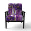 Fauteuil d'appoint rembourré Glam Mettalic II-624262356