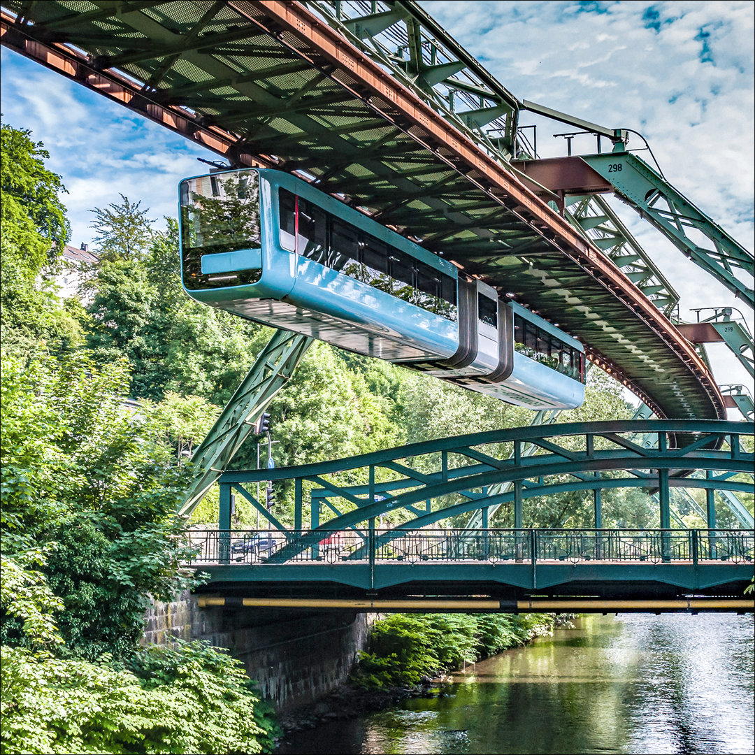 Wuppertal – Druck ohne Rahmen auf Floatglas