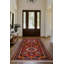 Tapis en mélange de coton et polyester à imprimé numérique de la collection Floral Harmony - rouge et motif floral-2012020953
