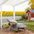 Gray Reclining Lounge Chair,Outdoor Recliner Chair-2104526216