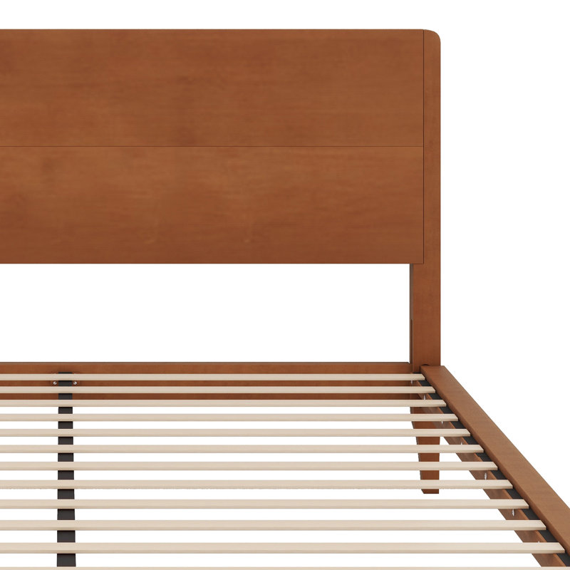 Lit plateforme Bamboo Wood, Brun