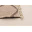 Tapis beige / gris en laine tissé à plat à la main à motif géométrique Zayn
