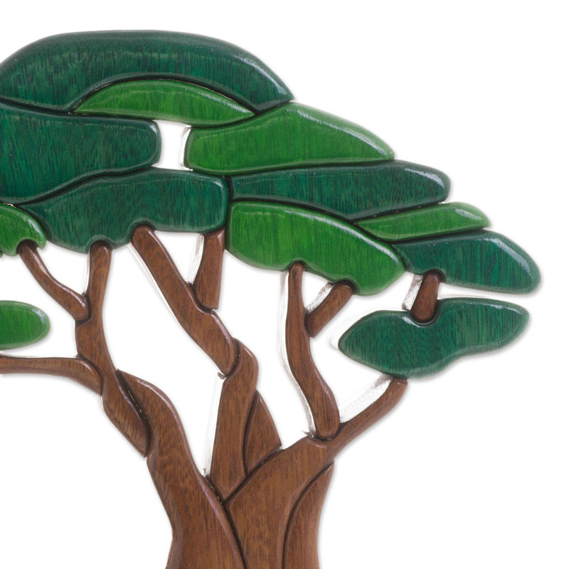 Novica Olive Tree Wood Sculpture