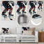 Joueur de hockey sur glace pendant le match II - impression sans cadre sur métal-87838157