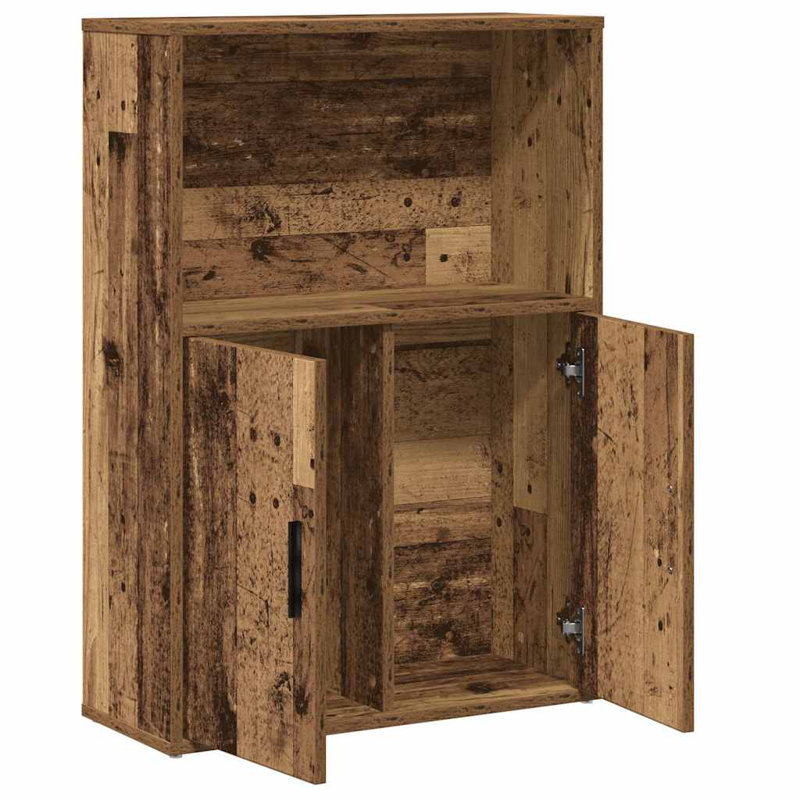 Shevetta 85cm H x 60cm W Bookcase, Old Wood