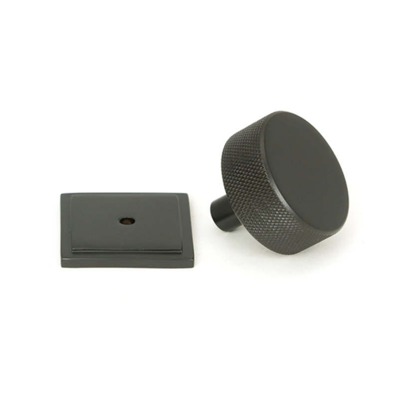 38mm Square Knob, Aged Bronze