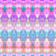 «Lulu Amy Sia Tribal Diamonds Pastel Pink», reproduction sur toile tendue-950713930-940450222-940450212