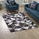 Kahula Geometric Triangle Mosaic Blue/White/Grey Area Rug