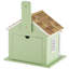 Maisonnette de 7,4 po x 8 po x 6,3 po Kerela
