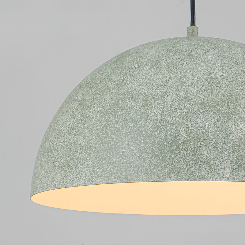1-Light Dome Indian Gray Single Pendant 