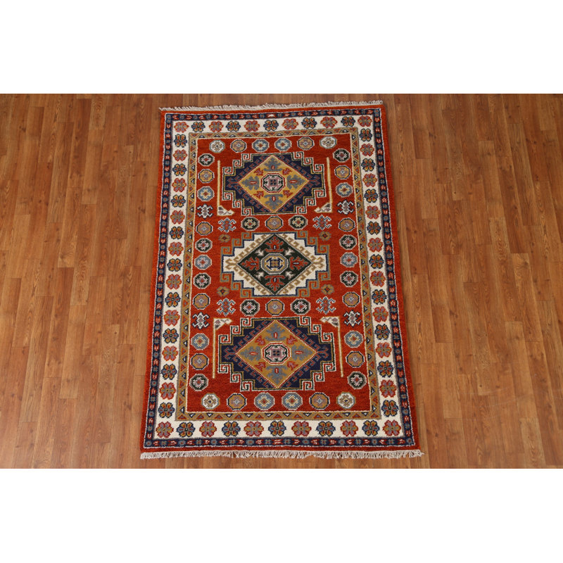 Tapis oriental Kazak noué à la main