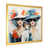 Gold Single Picture Framed Canvas