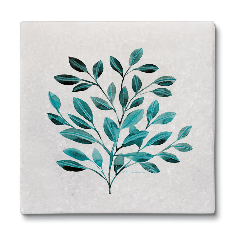 Stoneware Square 4 Piece Coaster Set