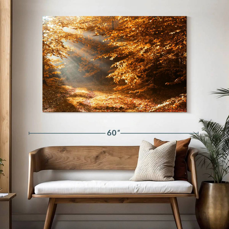 Harnek Autumn Forest Sunshine, H 34 po x l 51 po