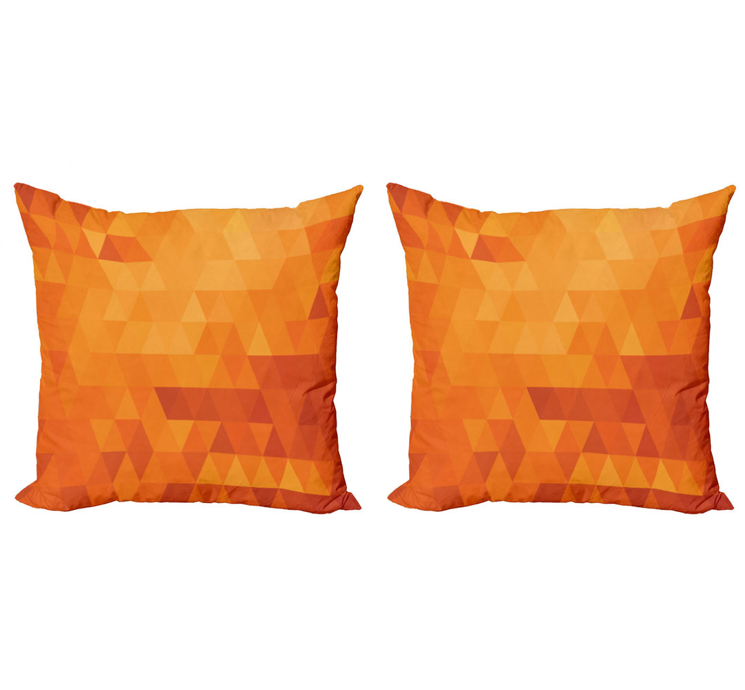 Ambesonne Square Pillow Cover (Set of 2) Ambesonne 