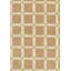 Art Jute / Sisal Geometric Area Rug in Brown /Green-2062235747