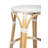 Alastair 24" Rattan Counter Stool - Glossy White/ Natural Rattan Frame-88071859-88071842