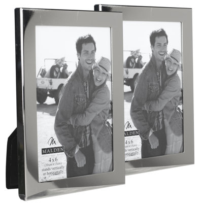 Essentials Silver Metal Matte Picture Frame