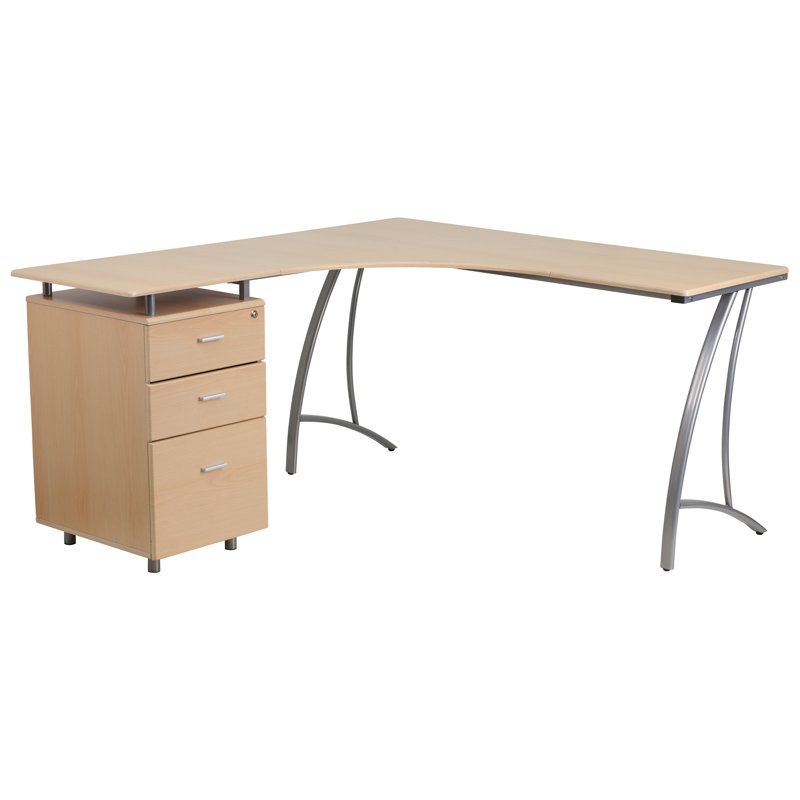 Computer Desk, Beech