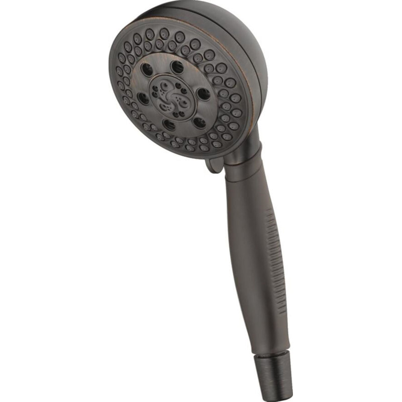 Pomme de douche avec technologie H2okinetic Universal Showering Components, Bronze vénitien