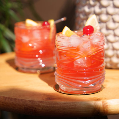 Pacific Crystal Tiki DOF Tumblers