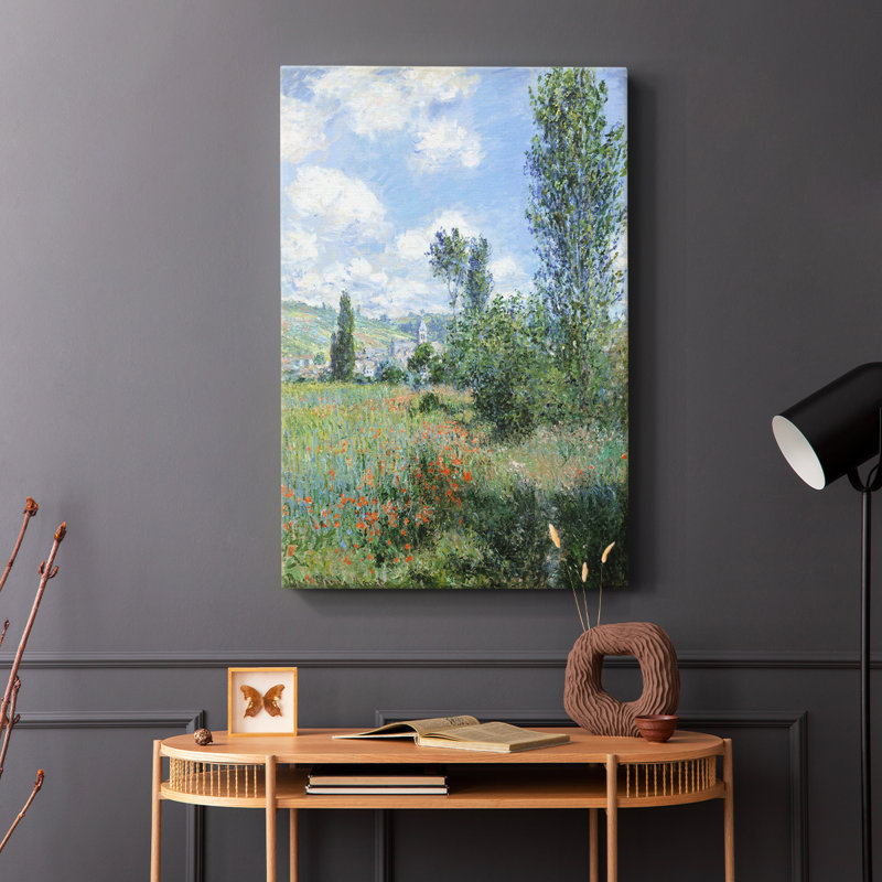 Paysage rétro XXXV III - galerie Cavas enveloppé, H 36 po x l 24 po