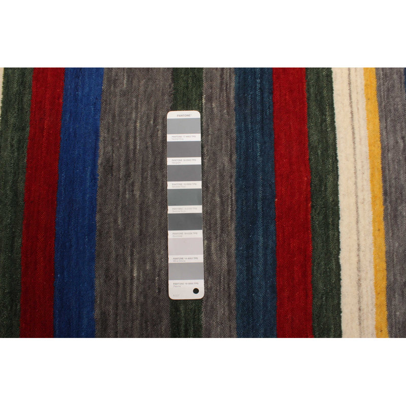 Indo Gabbeh Grey Rug 2'8" x 9'11"