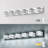 Modern 6-Light Crystal LED Wall Sconce for Vanity Lighting